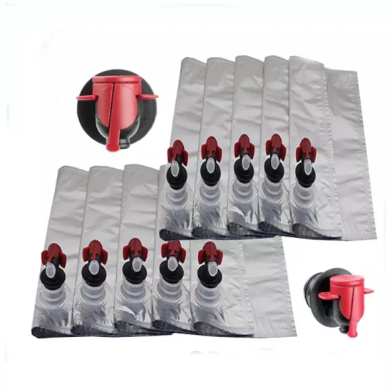 High Quality Red Wine/Oil/Water/Juice Detergent Aluminum Foil Valve Bag in Box for Liquid with Tap Valve1l 2L 3L 5L 10L 20L 22L 25L 50L 220L